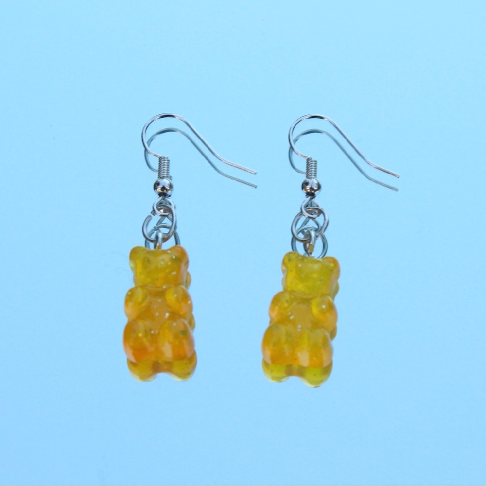 Pineapple Gummy Bear Earrings